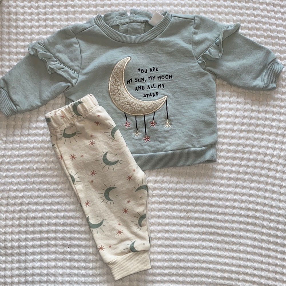 0-3 adorable sweatsuit